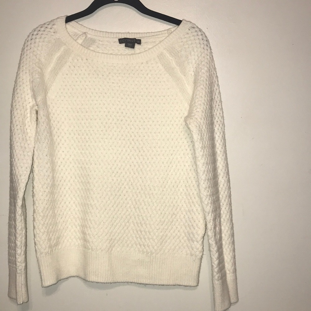⚫️cream covington knitted chunky sweater⚫️